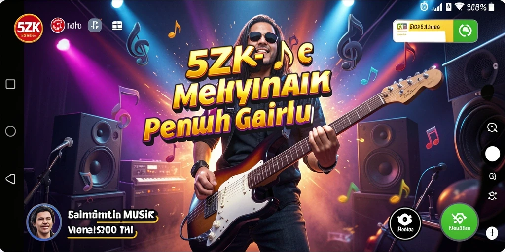 Tampilan gameplay menarik dan interaktif dalam 5ZK.