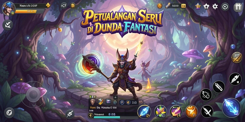 Tangkapan layar dari gameplay 6CF yang menampilkan petualangan mendebarkan.