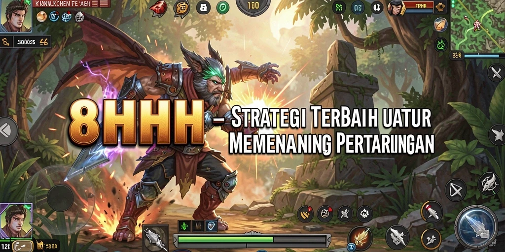 Screenshot gameplay 8HHH yang menampilkan strategi menarik.