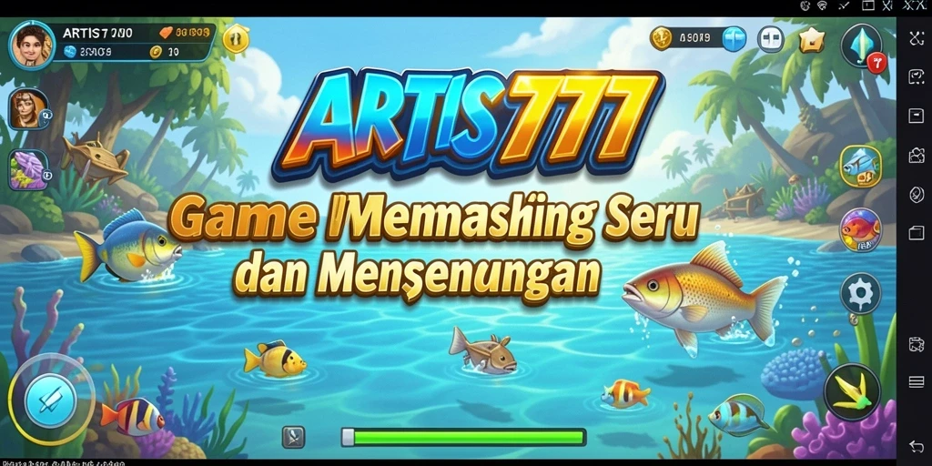 Tampilan seru gameplay memancing di ARTIS777.
