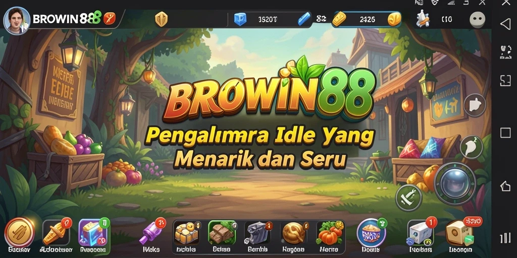 Gambaran gameplay seru dalam BROWIN88 dengan mekanisme Idle yang menawan.