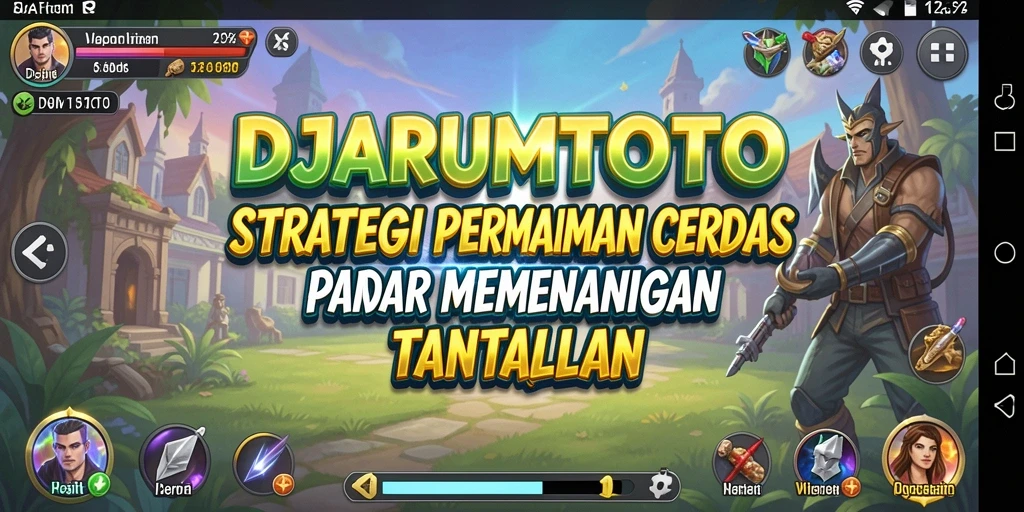 Tampilan gameplay mendebarkan dalam DJARUMTOTO dengan strategi yang menantang.