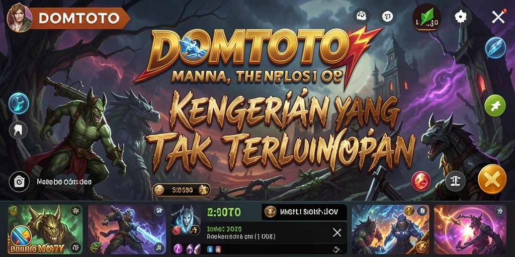 Tangkapan layar menampilkan aksi menegangkan di dalam game Horror.