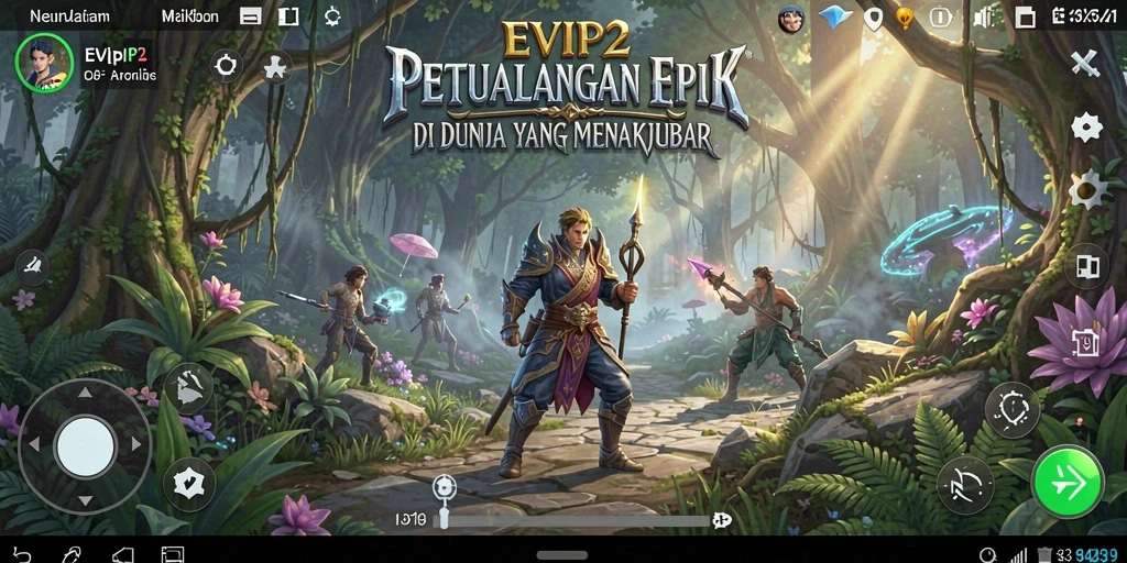 Tampilan gameplay yang seru dan menantang di EVIP2.