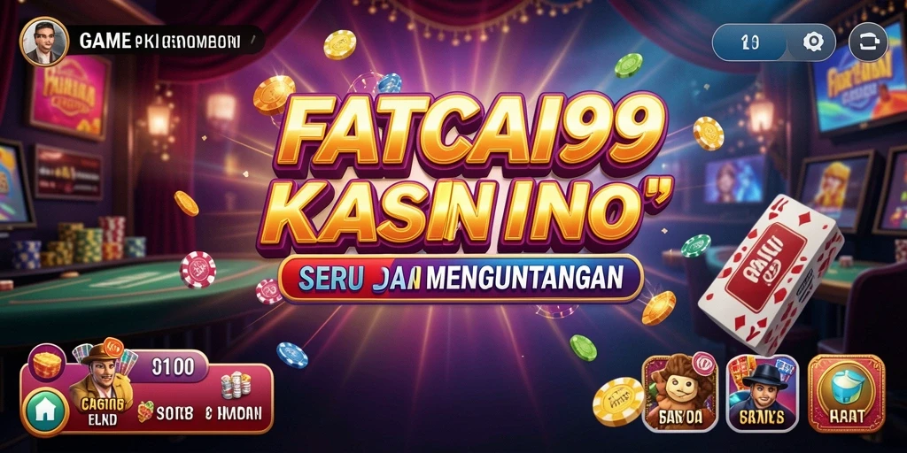 Tampilan gameplay seru dari FATCAI99 yang menggugah semangat bermain kasino.