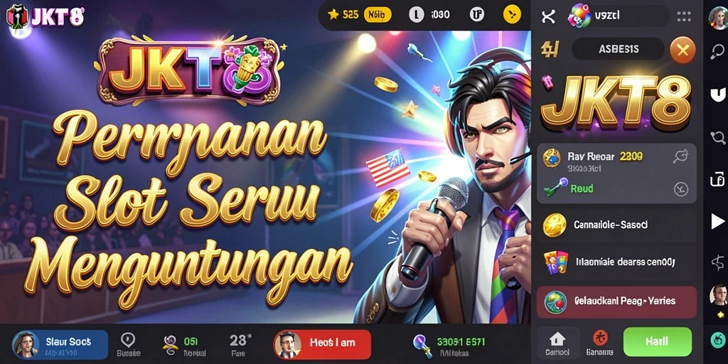 Tampilan gameplay JKT8 dengan tema slot yang menarik