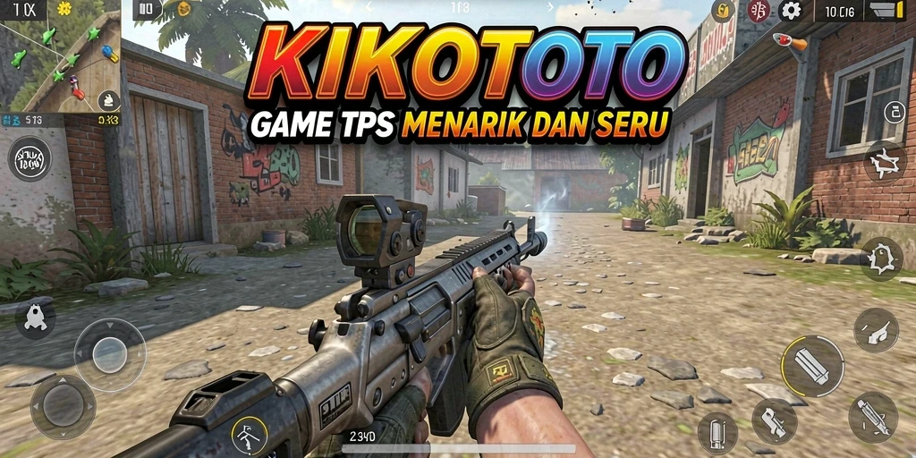 Screenshot menampilkan aksi intens dalam KIKOTOTO dengan grafis memukau.