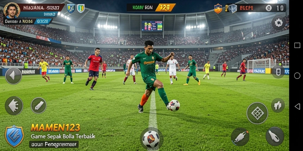 Tampilan gameplay MAMEN123 yang menarik dan mendebarkan.