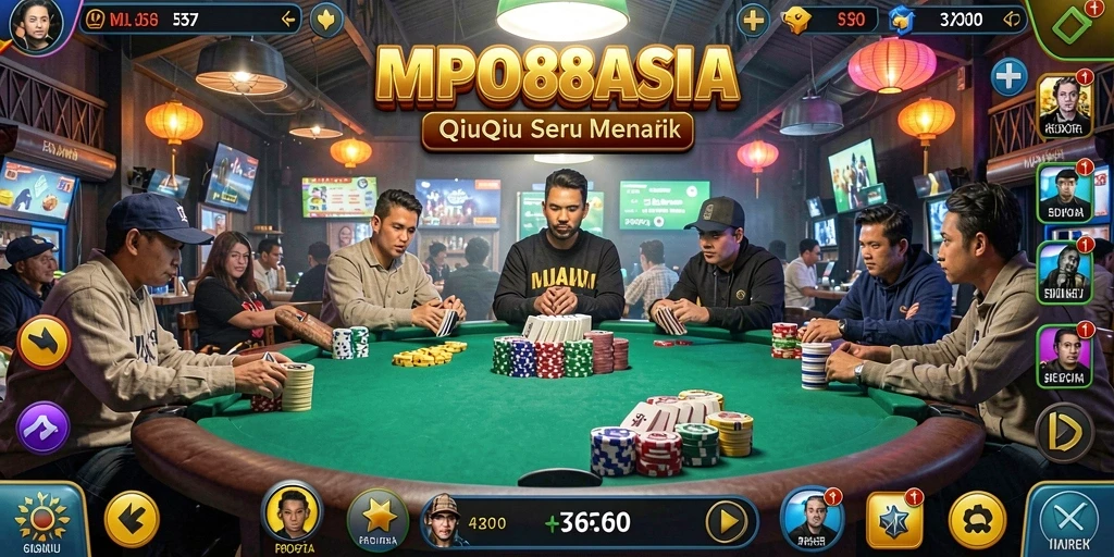 Screenshot gameplay QiuQiu MPO88ASIA yang seru dan menarik.