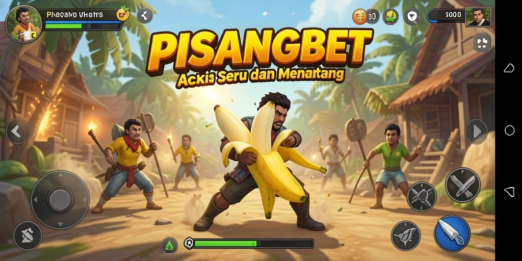 Tampilan gameplay seru dan penuh aksi di PISANGBET.