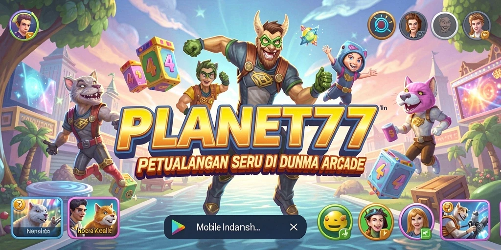 Tampilan gameplay seru dari PLANET77 dengan berbagai tantangan menarik.