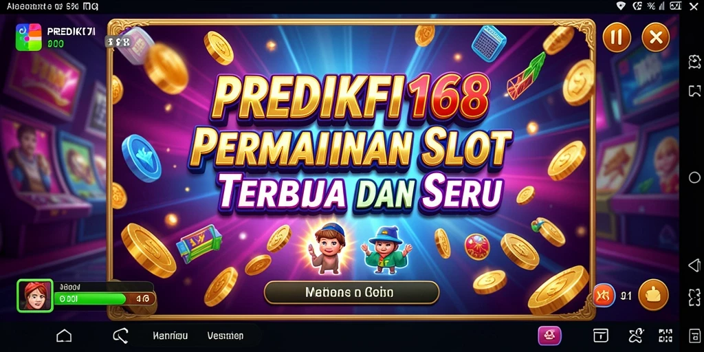 Tampilan gameplay PREDIKSI168 yang penuh warna dan seru.