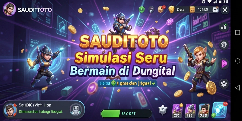 Tampilan gameplay menarik di SAUDITOTO yang menampilkan simulasi kehidupan.