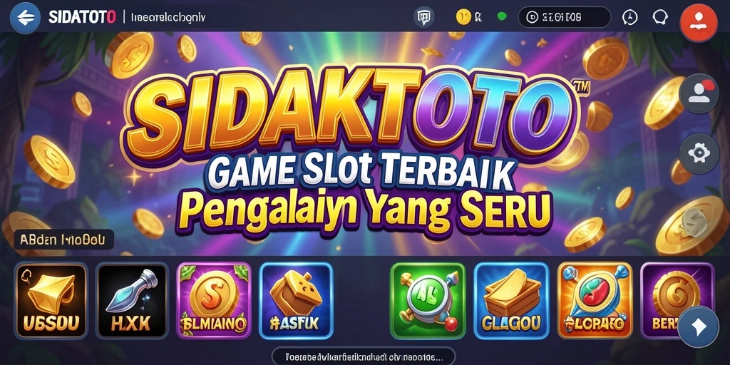 Tangkapan layar gameplay menampilkan keseruan permainan Slot SIDAKTOTO.