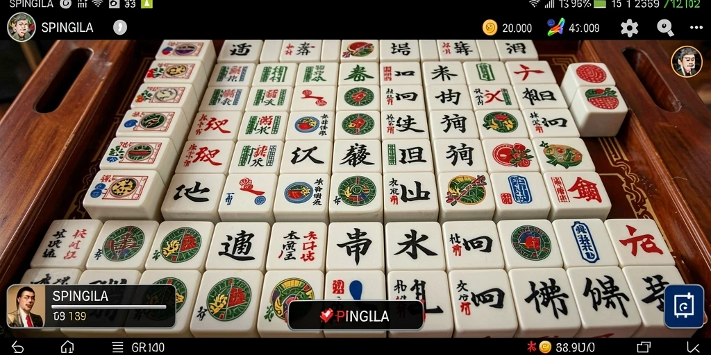 Gameplay seru Mahjong yang menantang dan mengasyikkan di SPINGILA.