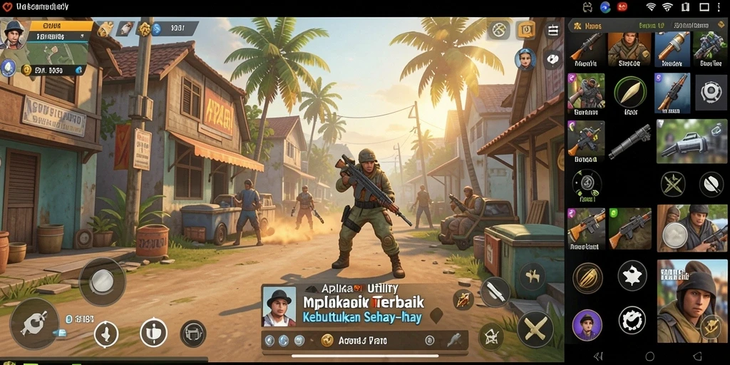 Tampilan antarmuka V21 yang modern dan mudah digunakan.