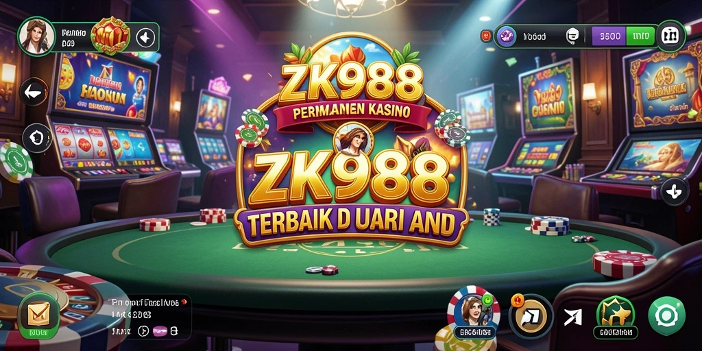 Screenshot ZK988 menampilkan gameplay Kasino yang seru dan menarik.